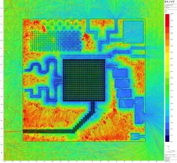 Figure 2: Dose rate and 1σ relative error distributions. : (a) Neutron : relative error